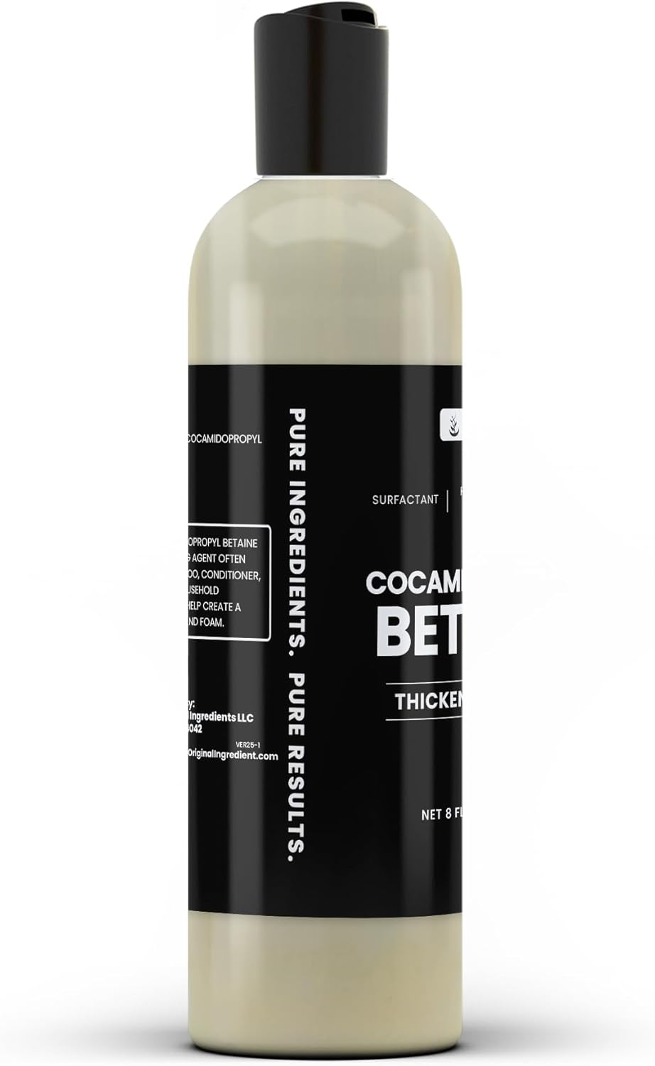 Pure Original Ingredients Cocamidopropyl Betaine (8 Fl Oz) Always Pure, No Fillers or Additives image number 1