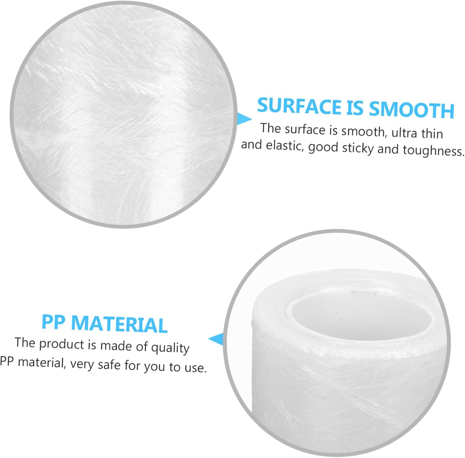 HONMEET 3 Rolls Film for Semi- Removal, Protective Film for Eyelash Extensions, Eyebrow and Lip, Disposable Cosmetic Wraps for Women image number 6