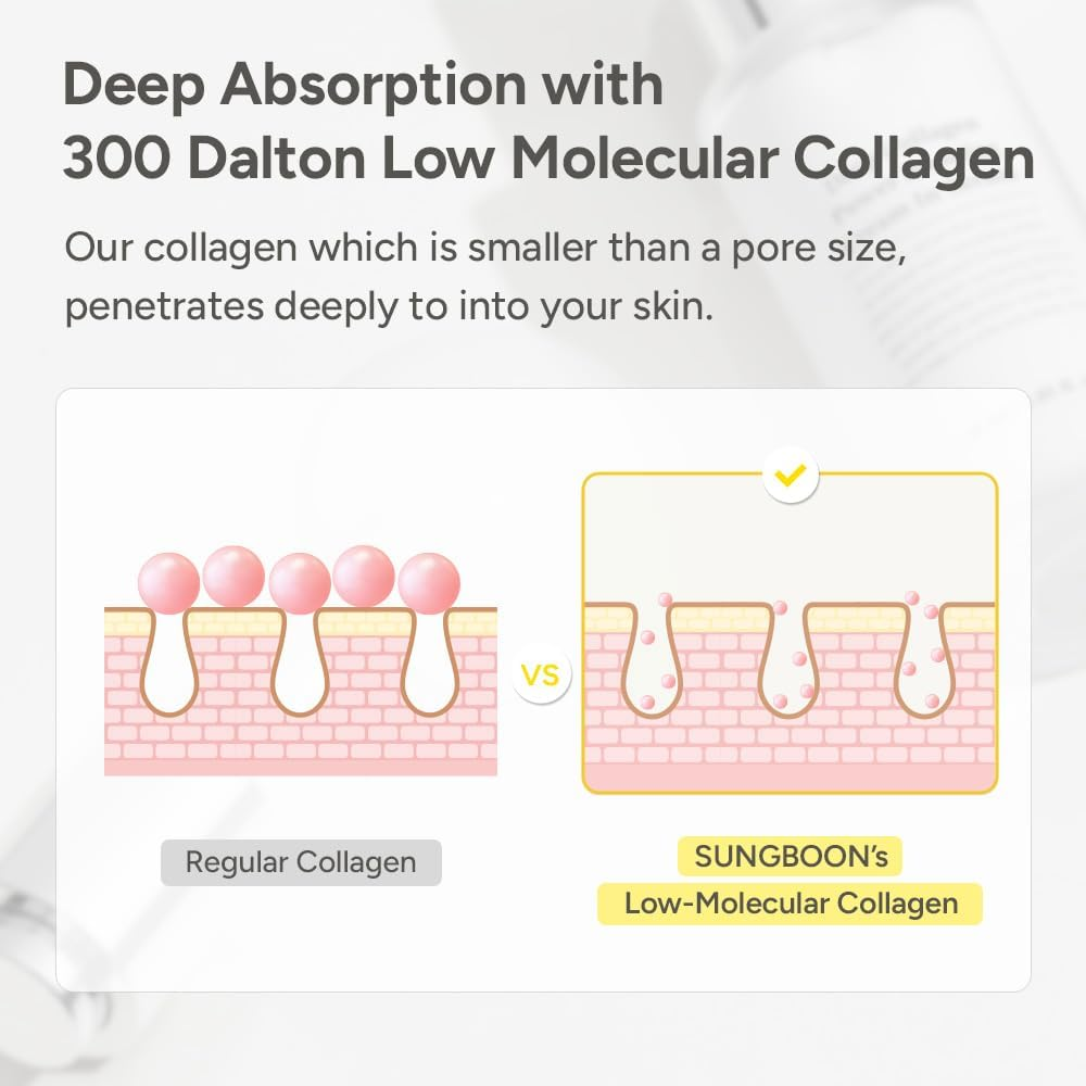 SUNGBOON EDITOR Deep Collagen Anti-Wrinkle Cream in Serum | Elasticity Improvement | Firming anti Aging Facial Ampoule Serum | Korean image number 1