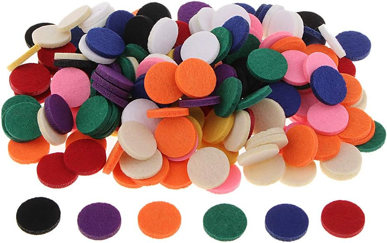 Kowaku 200 Pcs Aromatherapy Essential Oil Diffuser Locket Necklace Refill - Mixed