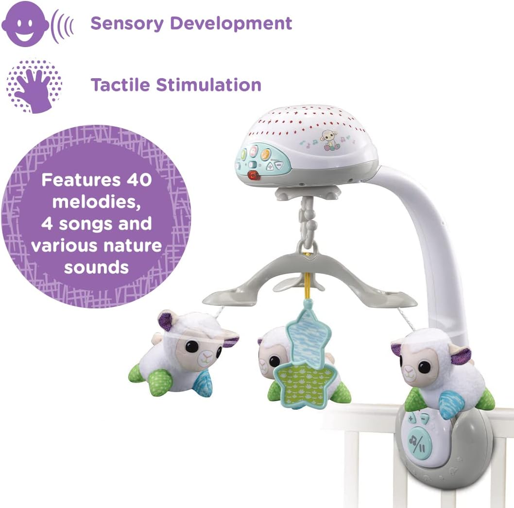 Vtech 503373 Baby Lullaby Lambs Mobile, Multi image number 4