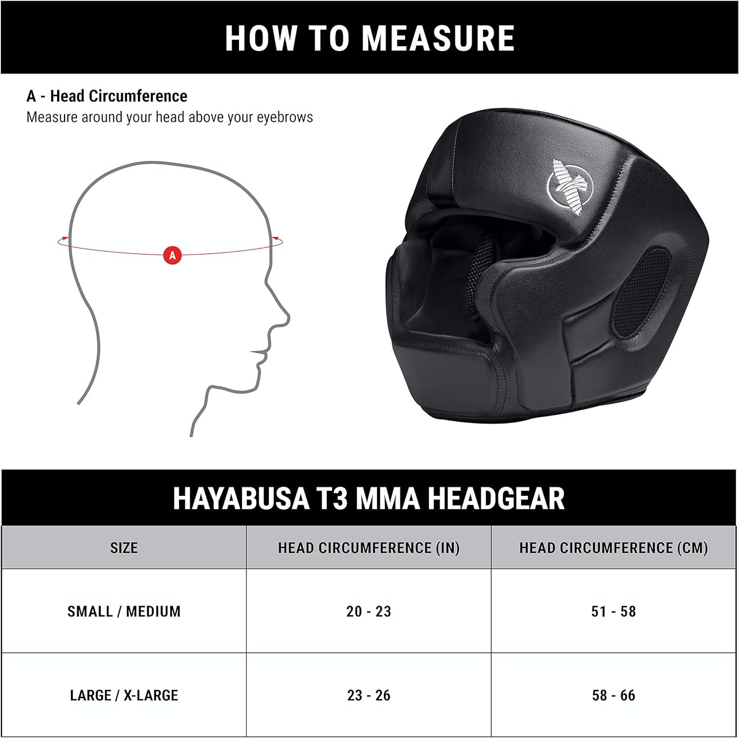 Hayabusa T3 Adjustable MMA Headgear image number 4