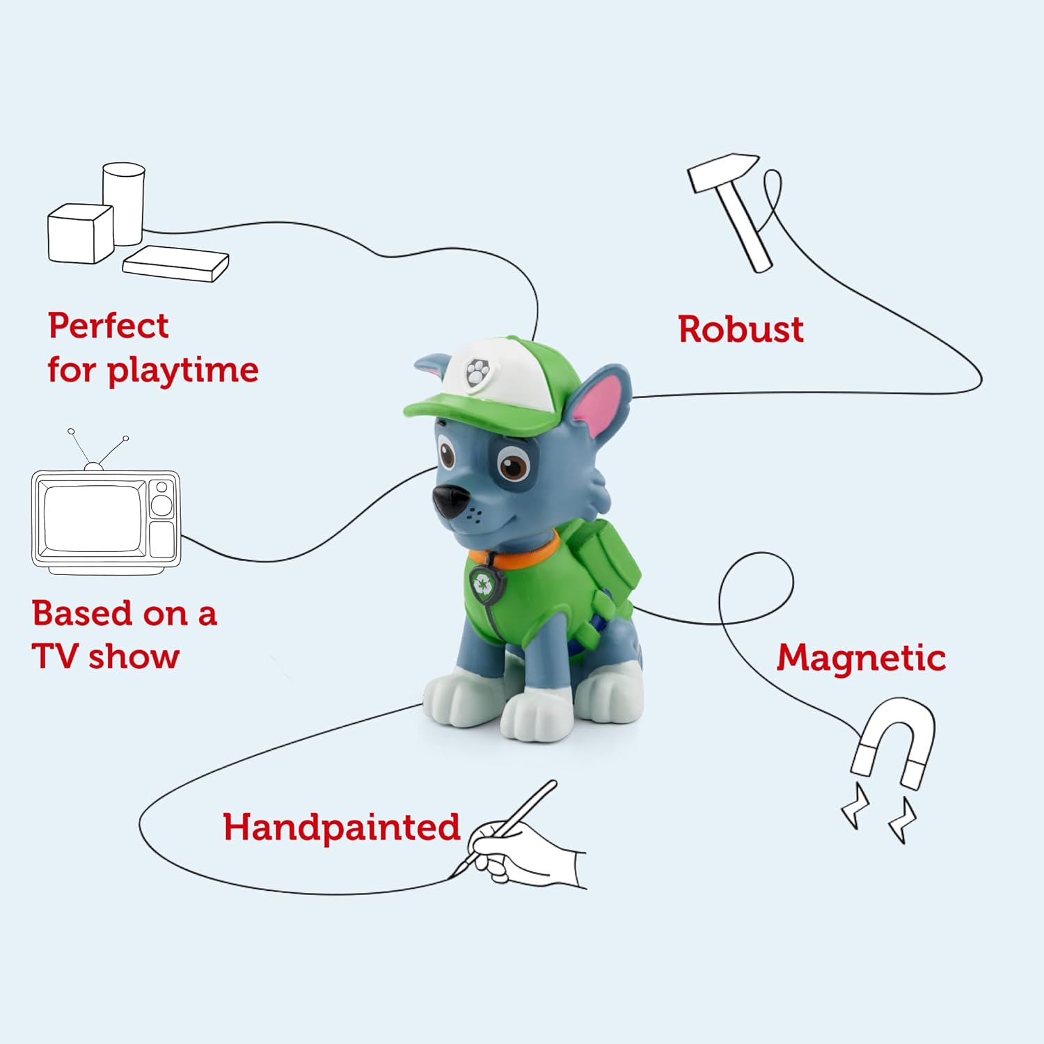 Tonies Rocky Audio Toy Figurine from PAW Patrol image number 2