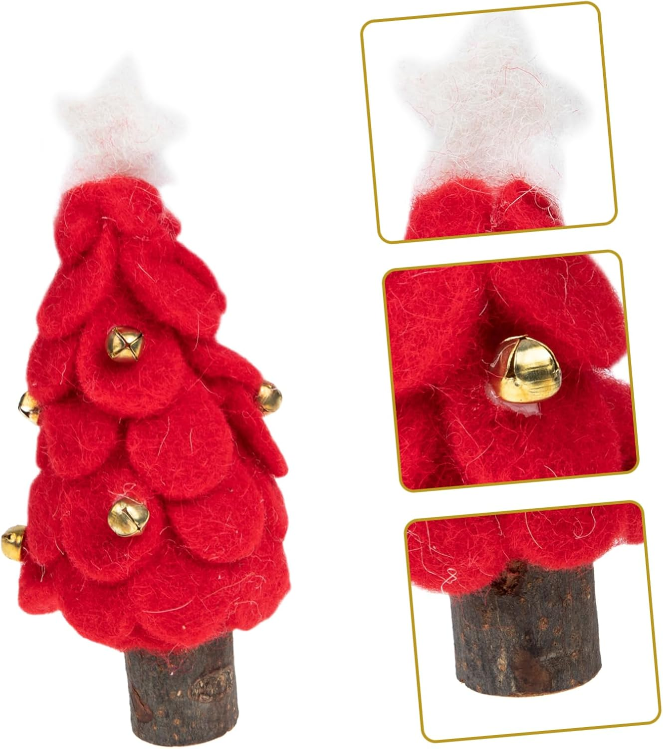 Felt Small Christmas Tree Ornament for Desktop Window Display for Home and Festival Decoration Festive Xmas Adornment for Indoor Settings image number 6