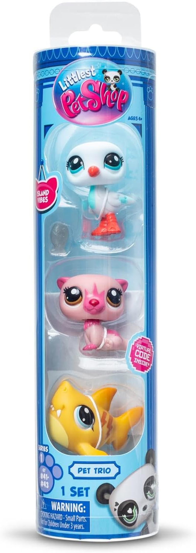 Littlest Pet Shop Wild Vibes Trio in Tube Toy Figures 3-Piece Set image number 2