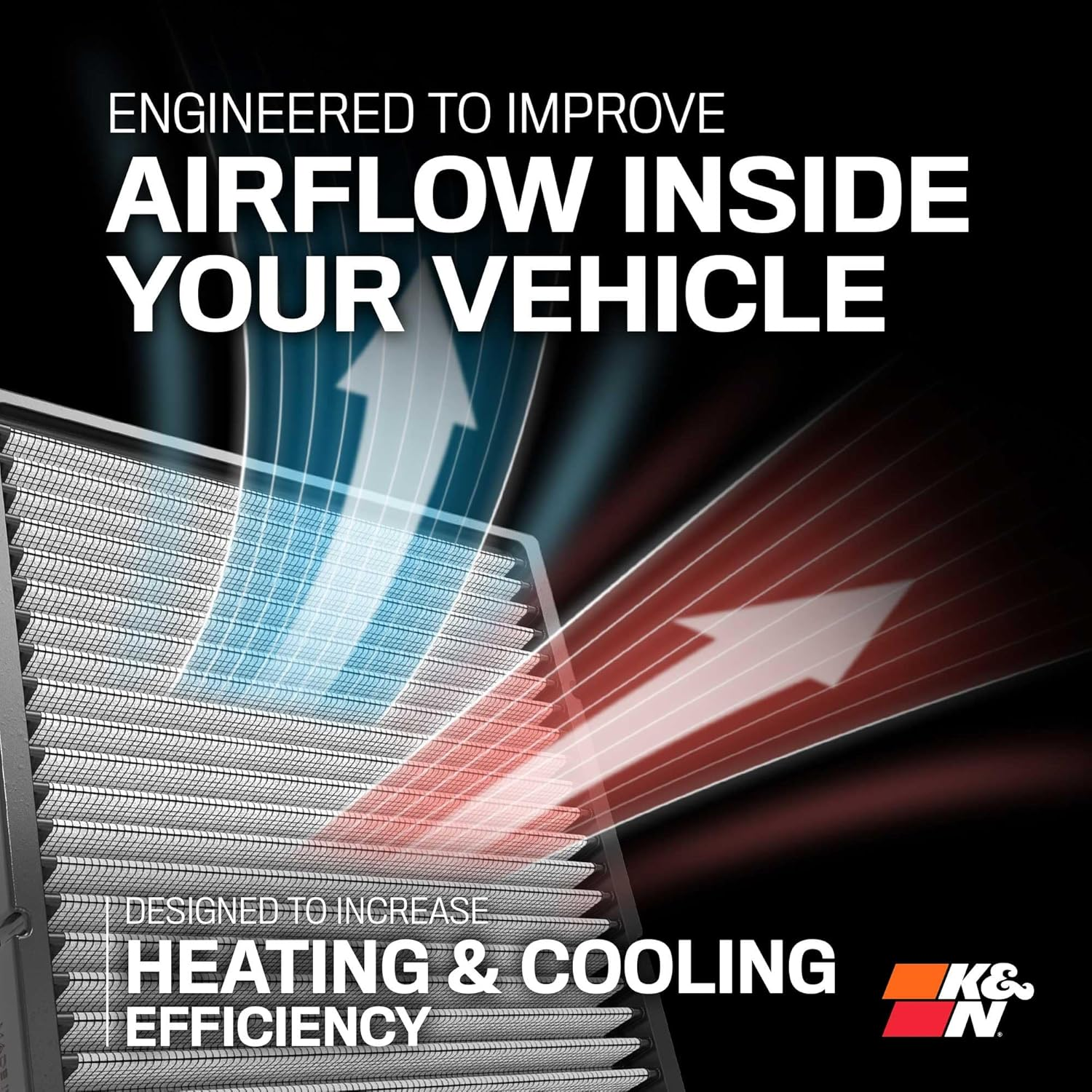 K&N VF2052 Cabin Air Filte for 2022 Ford Everest 2.0L L4 Diesel image number 2