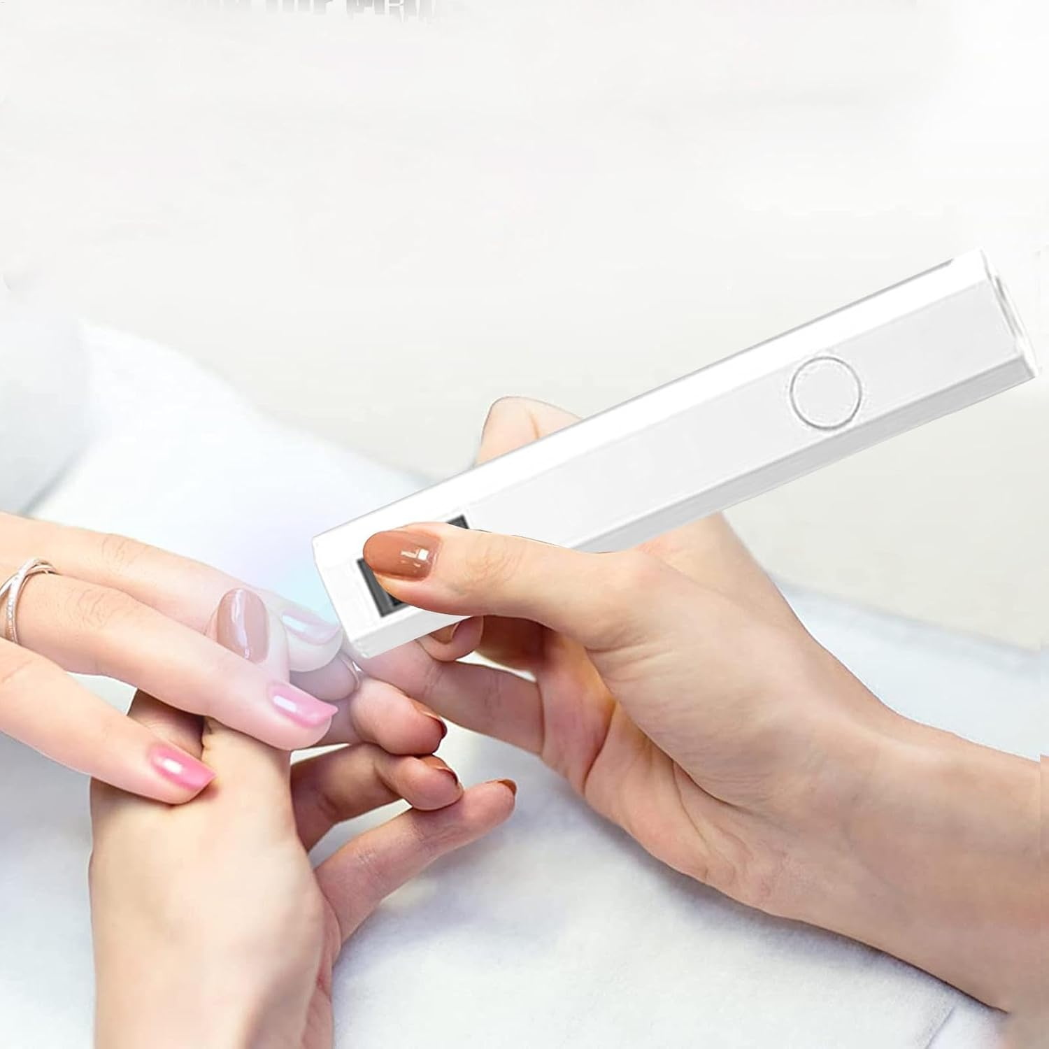 UV Nail Lamp - Rechargeable UV LED Dryer Gel LED Lamp | Manicure Curing Device Portable Nail Dryer for Beginners Professionals