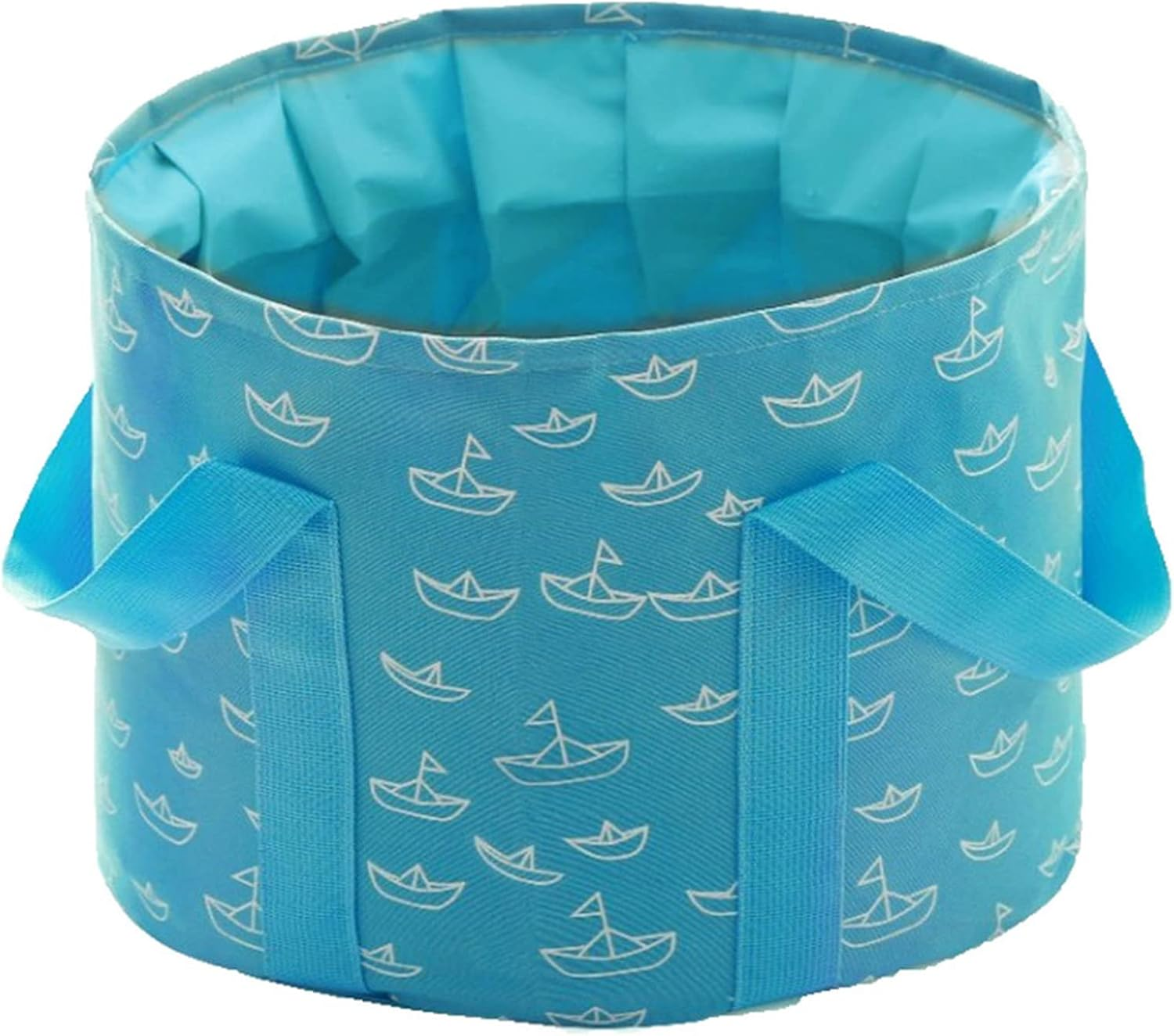 RAYWE 25L Large Collapsible Foot Bath Basin Portable Travel Foot Bath Tub Home Pedicure Foot Spa Folding Water Bucket for Soaking Feet Washing Bathtub image number 3