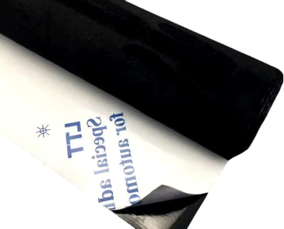 Self Adhesive Alcantara Style Warp (Black Colour)