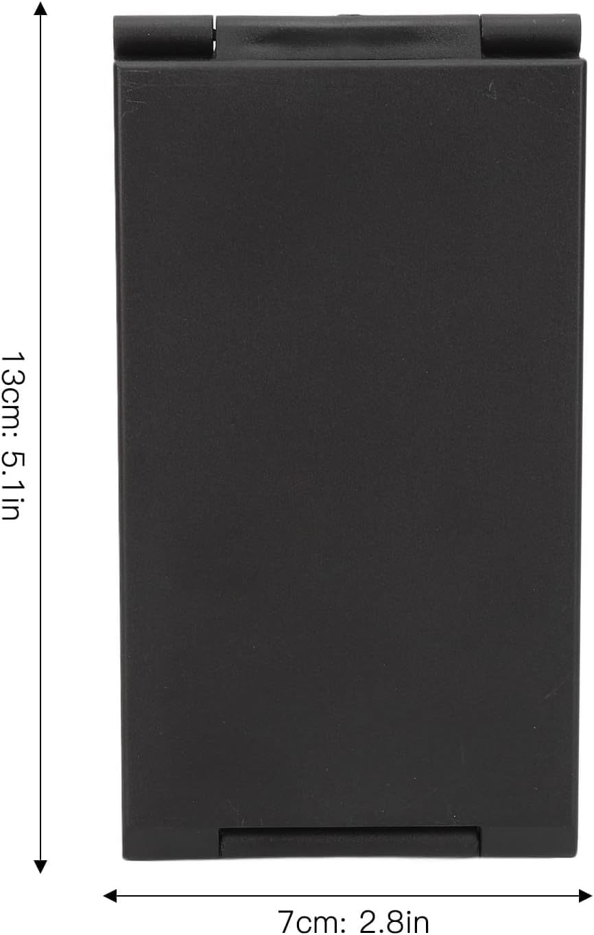 4-Way Foldable Makeup Mirror, 1Pc 4 Way 360 &deg; Adjustable Folding Mirror,Portable Four Sided Mirrors for Makeup image number 2