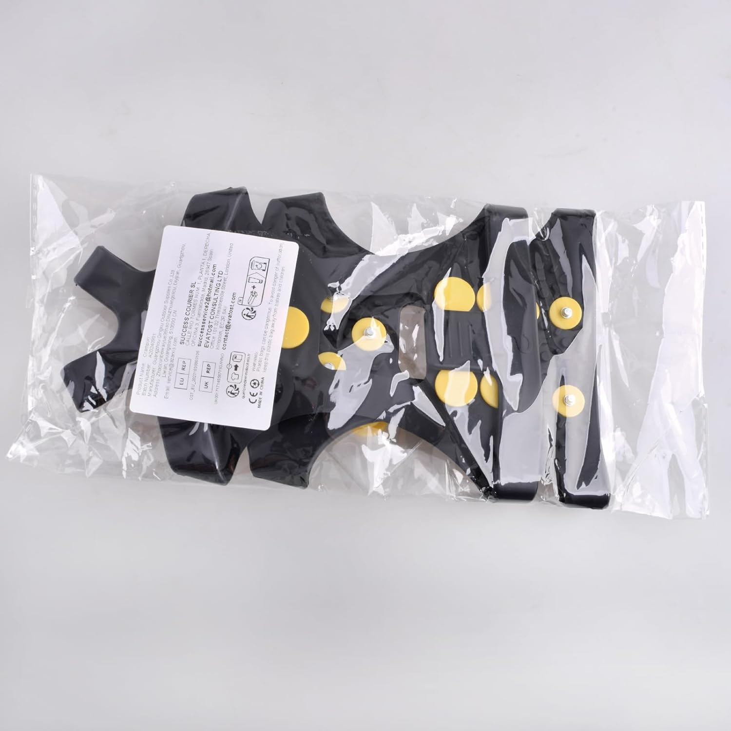 Azarxis Walk Traction Ice Cleat Spikes Crampons with 10 Spikes Snow Grips Stretch Footwear Traction for Walking, Jogging, Climbing, Hiking on Snow and Ice image number 3