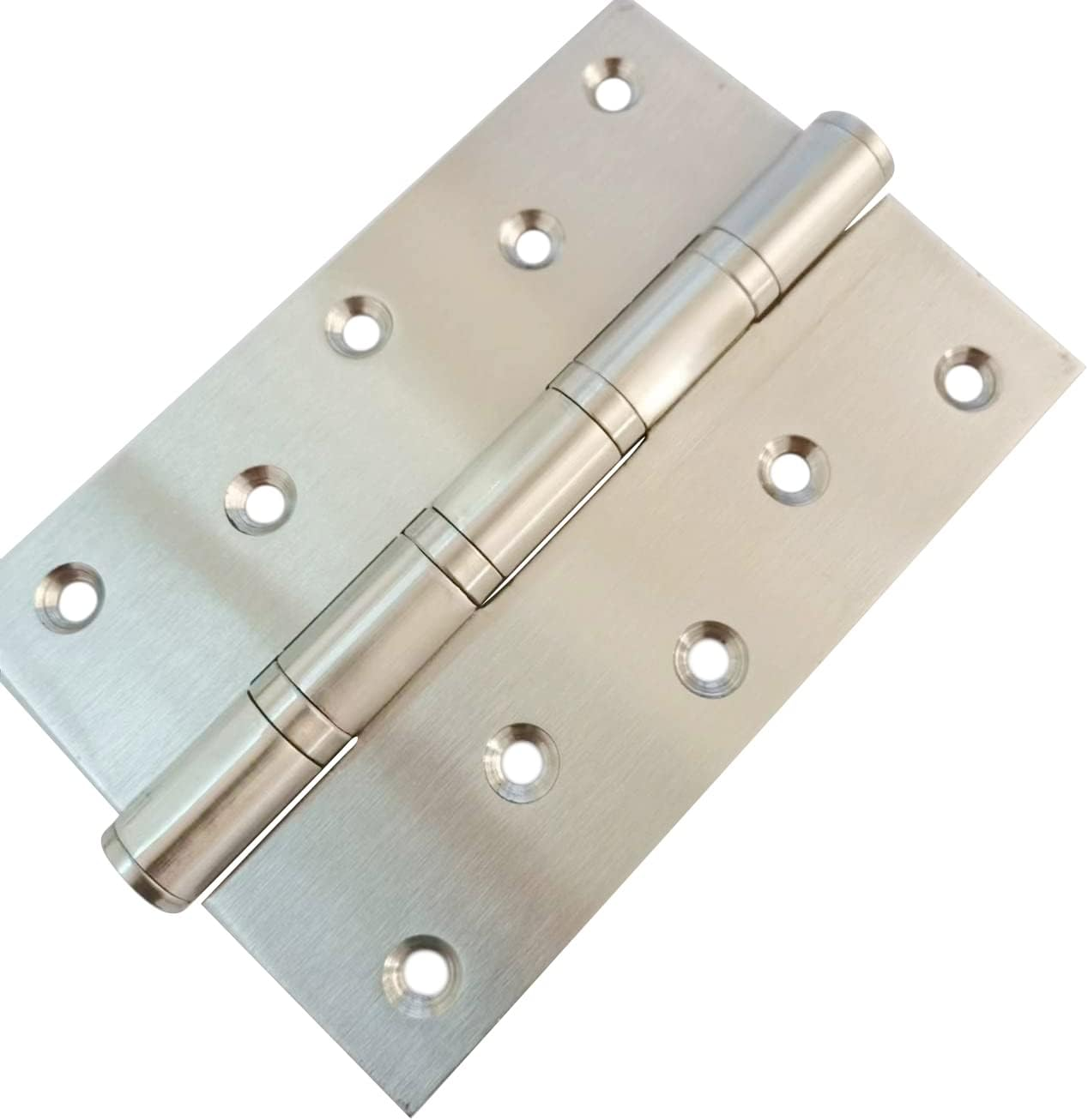 Hyever 6 Inch Ball Bearing Door Hinges for Heavy Duty Wood Door, Door Hinges with Mounting Hardware, 6 X 4 Inch NRP with Square Corners for Interior & Exterior Door White Surface 2Pcs image number 6
