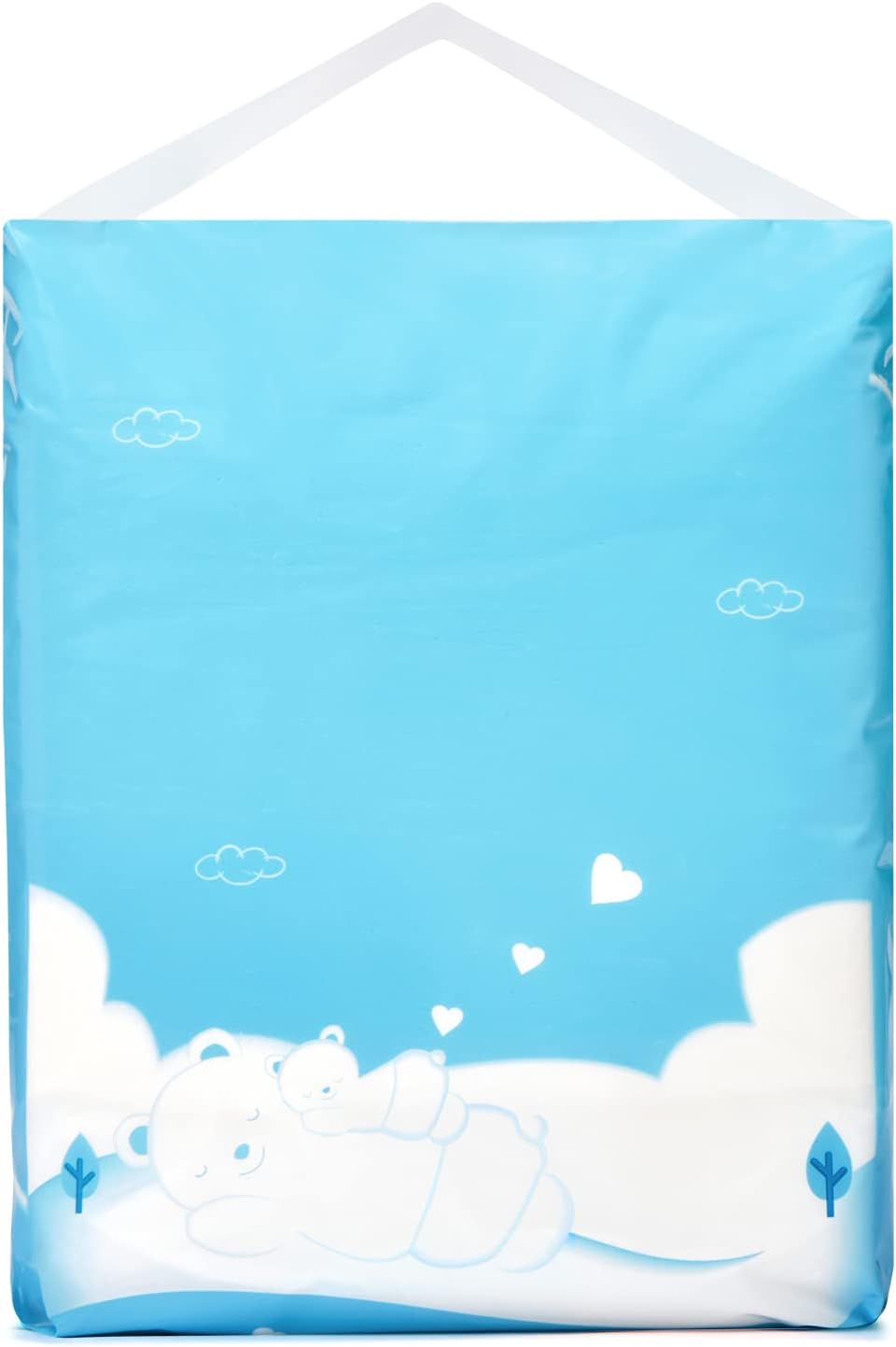 Littleforbig Adult Diaper 2 Pieces - Abdry White Diapers(Xl) image number 5