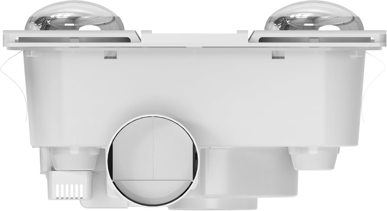 Modura Alllux4 Bathroom 3-In-1 Heater Fan Exhaust 16W Tricolour LED Panel 4X275W Infrared Instant Heat (White) image number 5