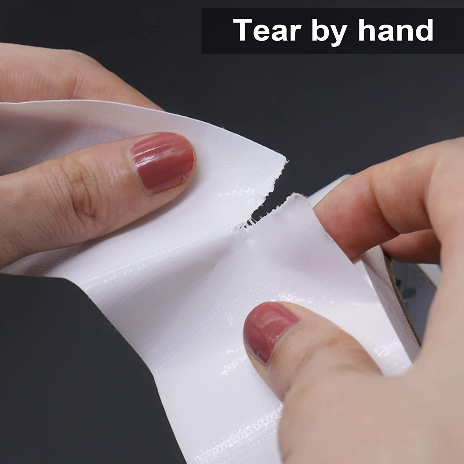 Heavy Duty White Duct Tape, 48Mm*30M, Multi-Use Easy Tear Gaffer Waterproof Cloth Tape for Repairing, Maintenance and Industrial Use, 1.88 Inch X 32.8 Yards, 7.5Mil Thick, 1 Roll, BOMEI PACK