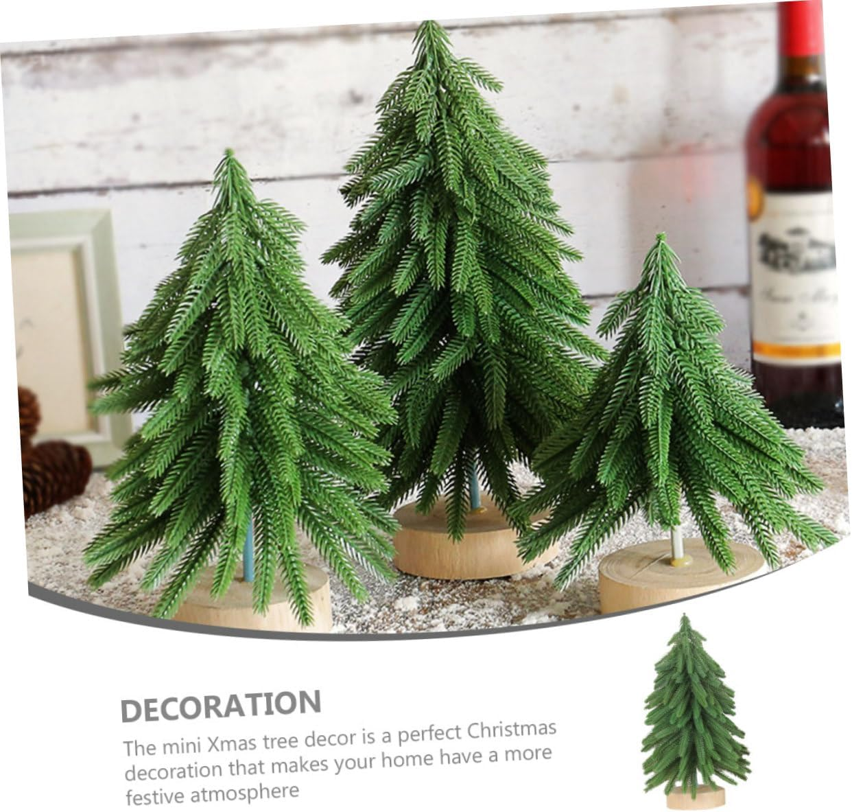 Artificial Mini Xmas Trees Tabletop Mini Christmas Tree Christmas Wall Decorations