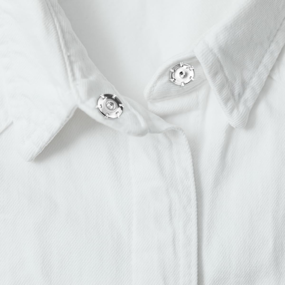 NILLOS Sew-On Snap Buttons, 40 Pairs Metal Snap Fastener Buttons for Clothing, Leather Bracelet, Jeans, Wearing, Jacket (19 Mm/0.74 In) image number 1