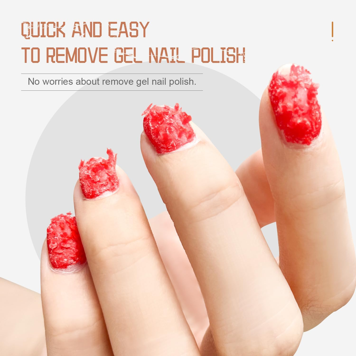 JODSONE 2 Bottles of 10ML Gel Polish Remover No Need Soaking or Wrapping Gel Remover for Nails 3-5 Minutes image number 6