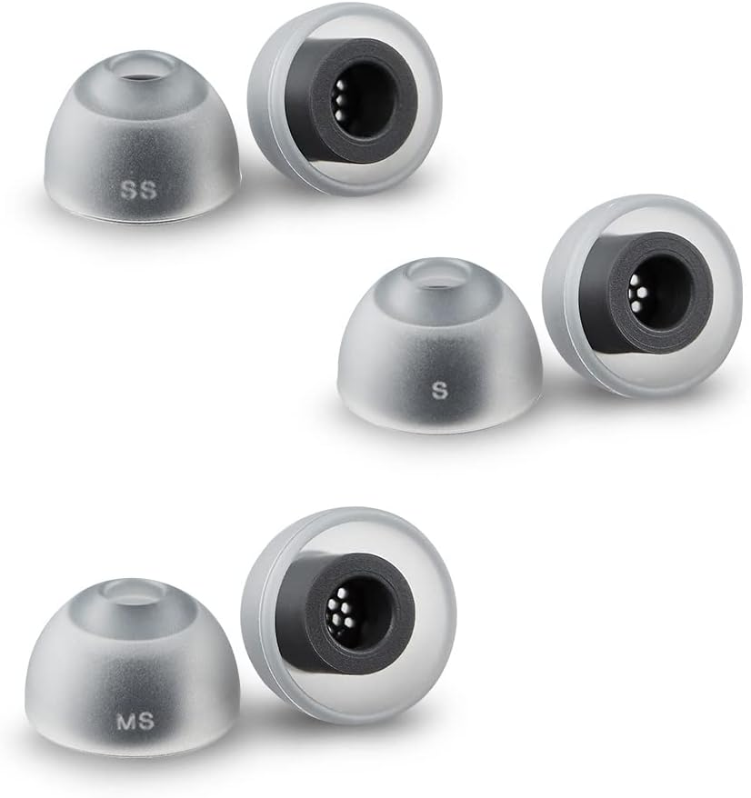 AZLA Sednaearfit MAX ASMR Standard 3 Pairs SS/S/MS (S Set) Black image number 1