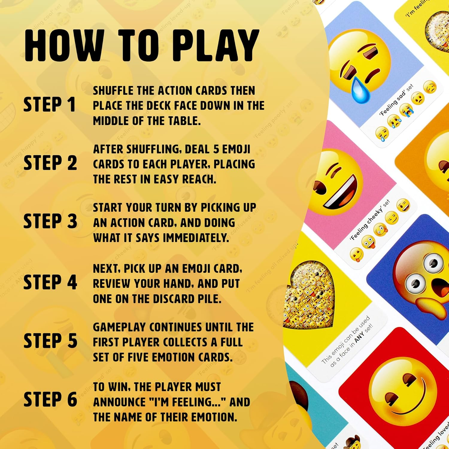 Ginger Fox Emoji Card Game. Fun Family Games and Party Games for Gatherings, Hangouts and More. Kids and Adult Card Games for 8 Years and Over image number 6