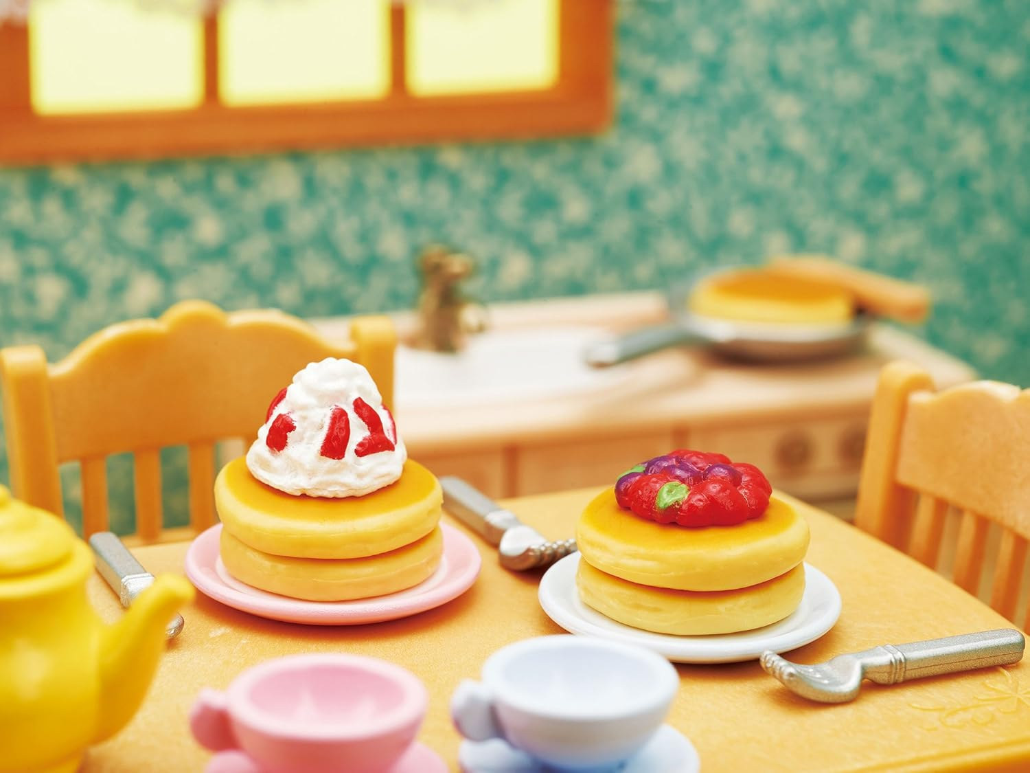 Sylvanian Family Furniture [Fluffy Pancake Set] Mosquito - 418 image number 4