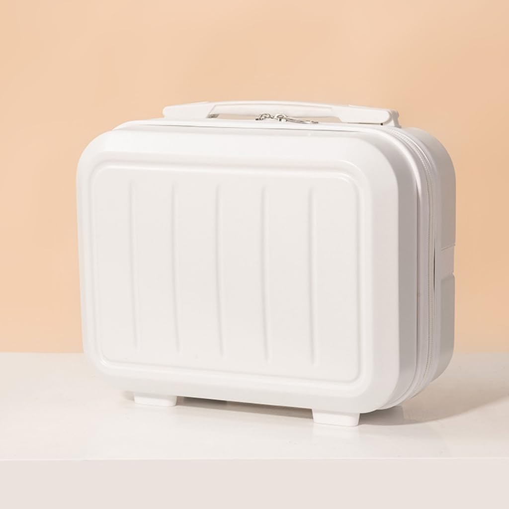 DDPOND 14 Inch Suitcase Travel Cosmetic Bag Luggage Makeup Bags Portable Toiletry Organizer with Handle for Women Girls - Black image number 3