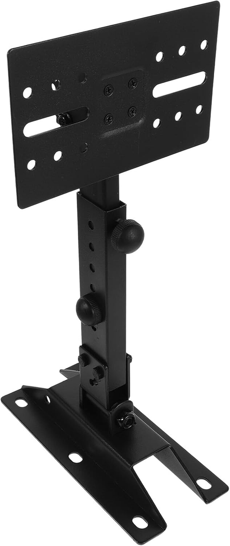 Kisangel Adjustable Speaker Wall Mount Bracket with Extendable Metal Shelf Heavy Duty Speaker Holder Stand for Ktv Home Audio Sturdy Wall Fixed Support Space-Saving Sound System Organizer image number 3