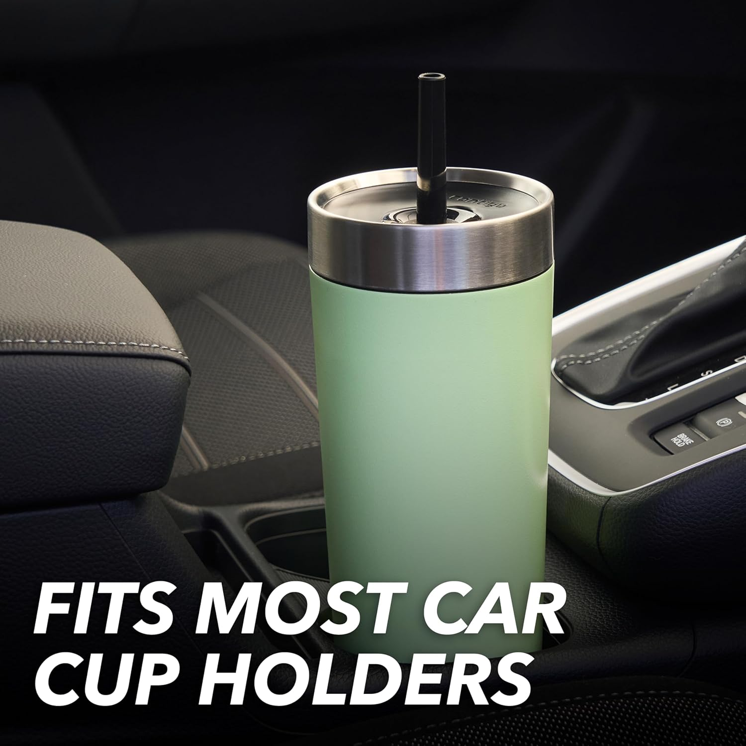 Contigo No-Spill Tumbler with Straw 720 Ml | 100% Leak-Proof & Spill-Proof | Stainless Steel Vacuum Insulated Water Bottle with Lid | Cold for 14 Hours | Travel Mug | Thermal Flask | BPA Free - Cucumber image number 4