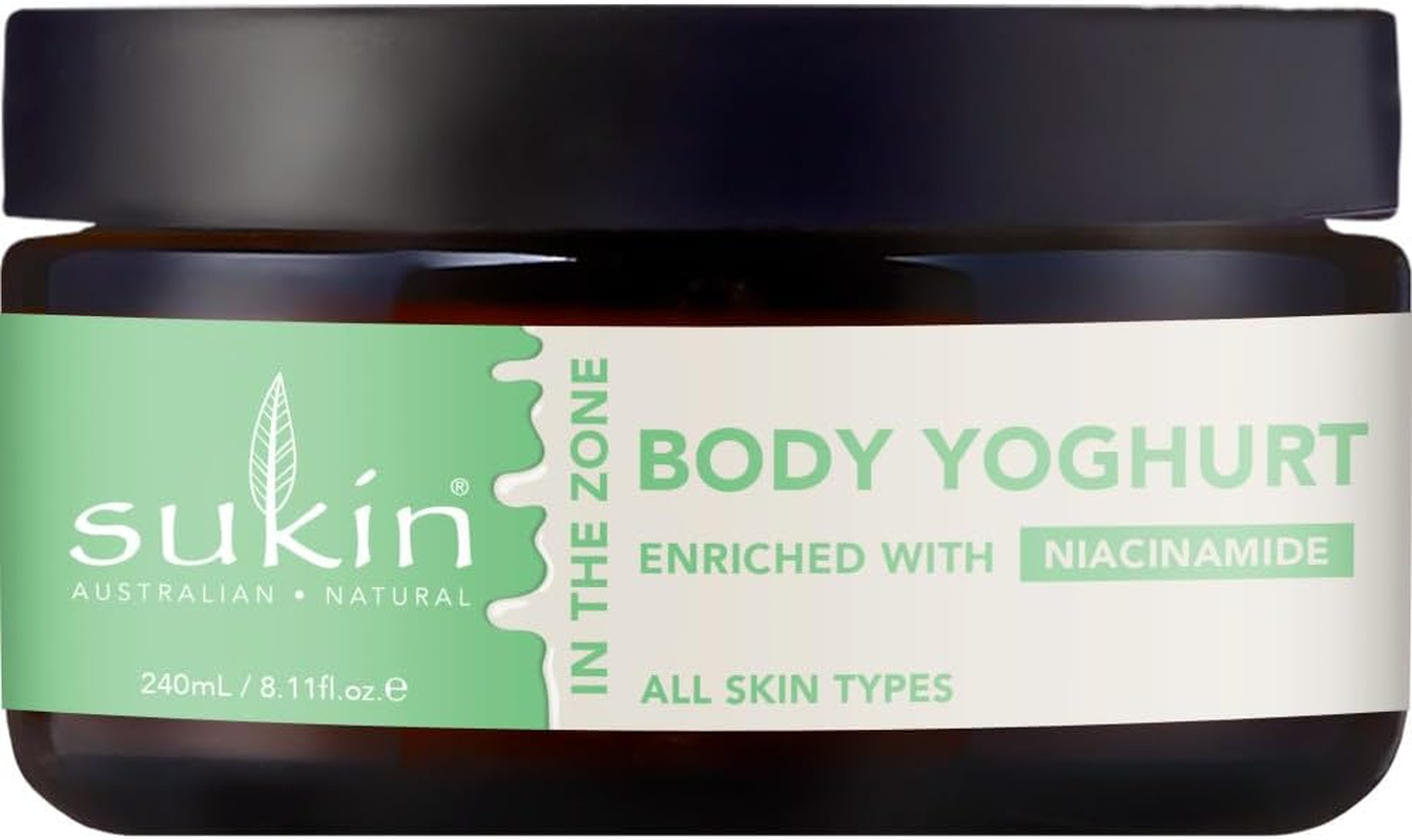 Sukin Moody Body Yoghurt 240Ml Green Tea & Cucumber, Natural Hydrating Lotion with Niacinamide, Australian Made & Owned, Vegan, Cruelty-Free image number 5