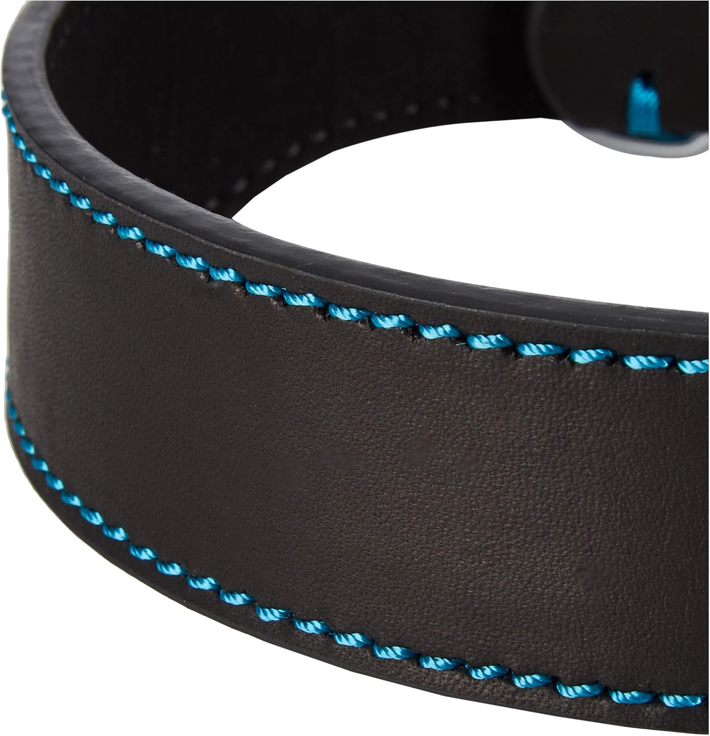 Rosewood Luxury Leather Dog Collar, Black, Large