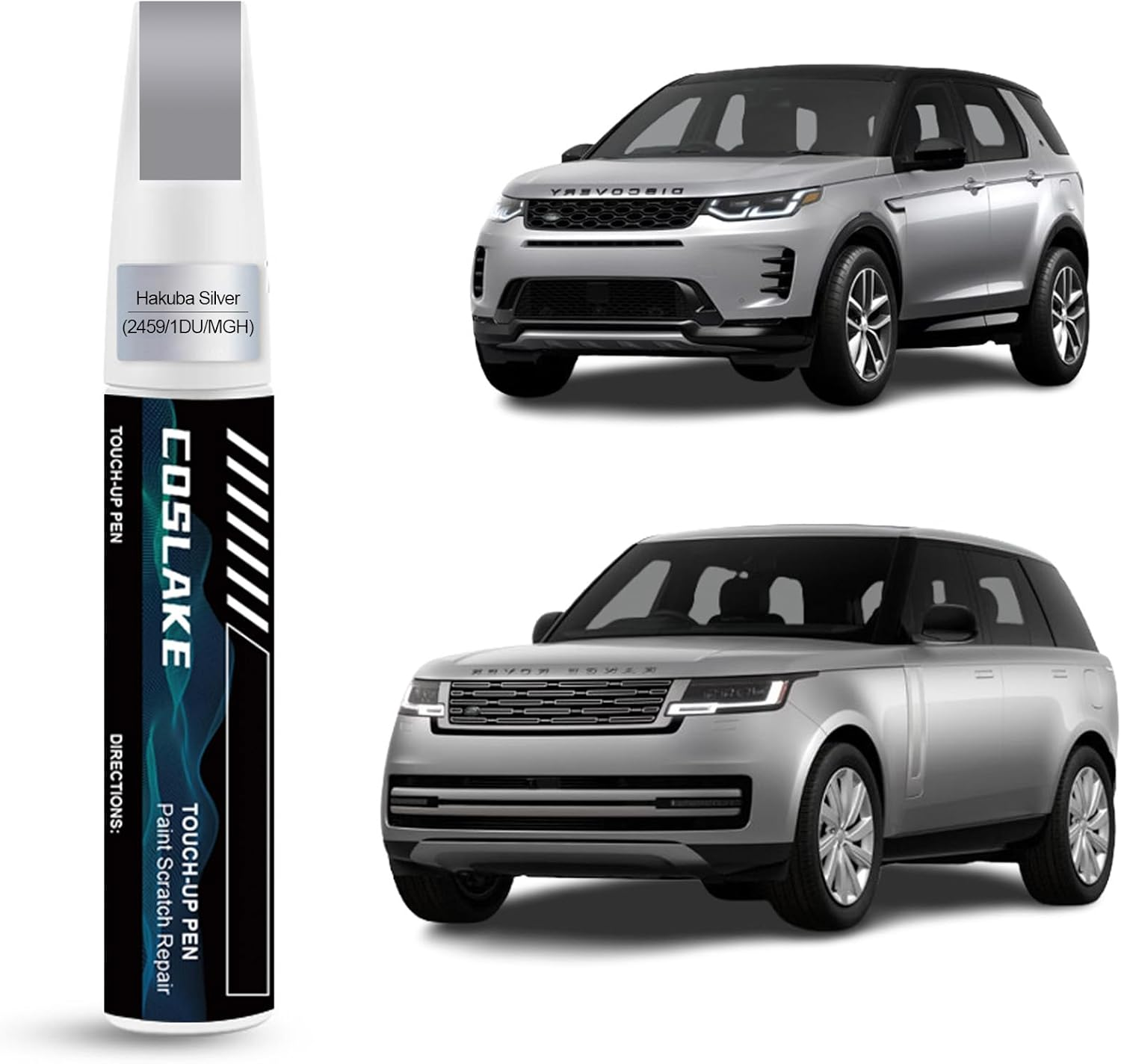 Car Touch up Paint(Ostuni Pearl White(2454/1Ej/Ncz)) for Landrover, Car Paint Scratch Repair Kit, Quick & Easy Solution to Repair, 2 in 1 Scratch Remover Pen with 2PCS Disposable Micro