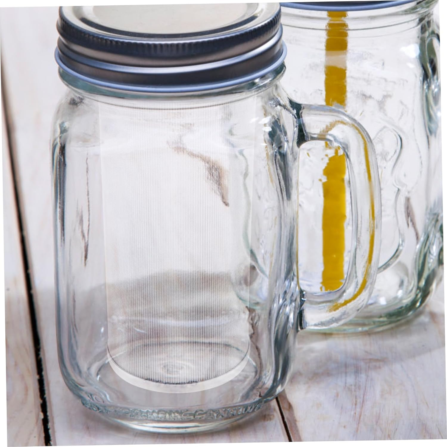 OFFSCH Stainless Steel Coffee Filter Mesh Strainer Insert 8X15Cm 304 Food-Grade Metal Tea Infuser for Reusable Coffee Maker Accessories and Brewing at Home image number 1