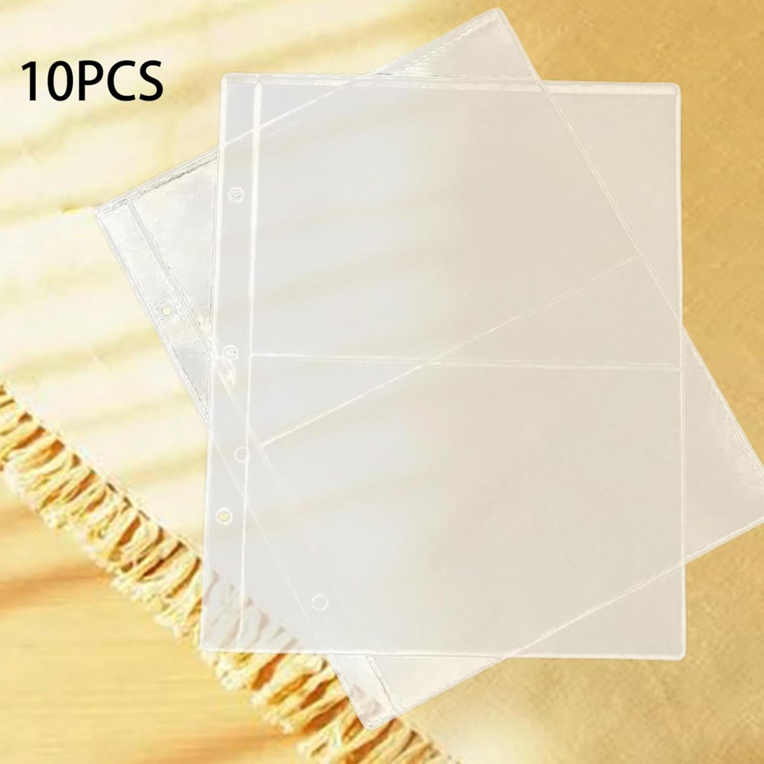 10 Pieces Banknote Collection Folders, Cards, Holders, 3-Hole Loose-Leaf image number 4