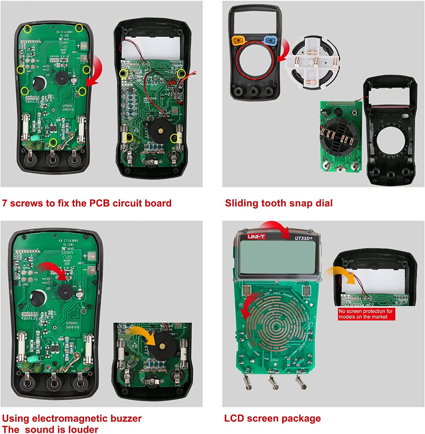 Uni-T UT33A+ Auto-Range Palm Size Digital Multimeter image number 2