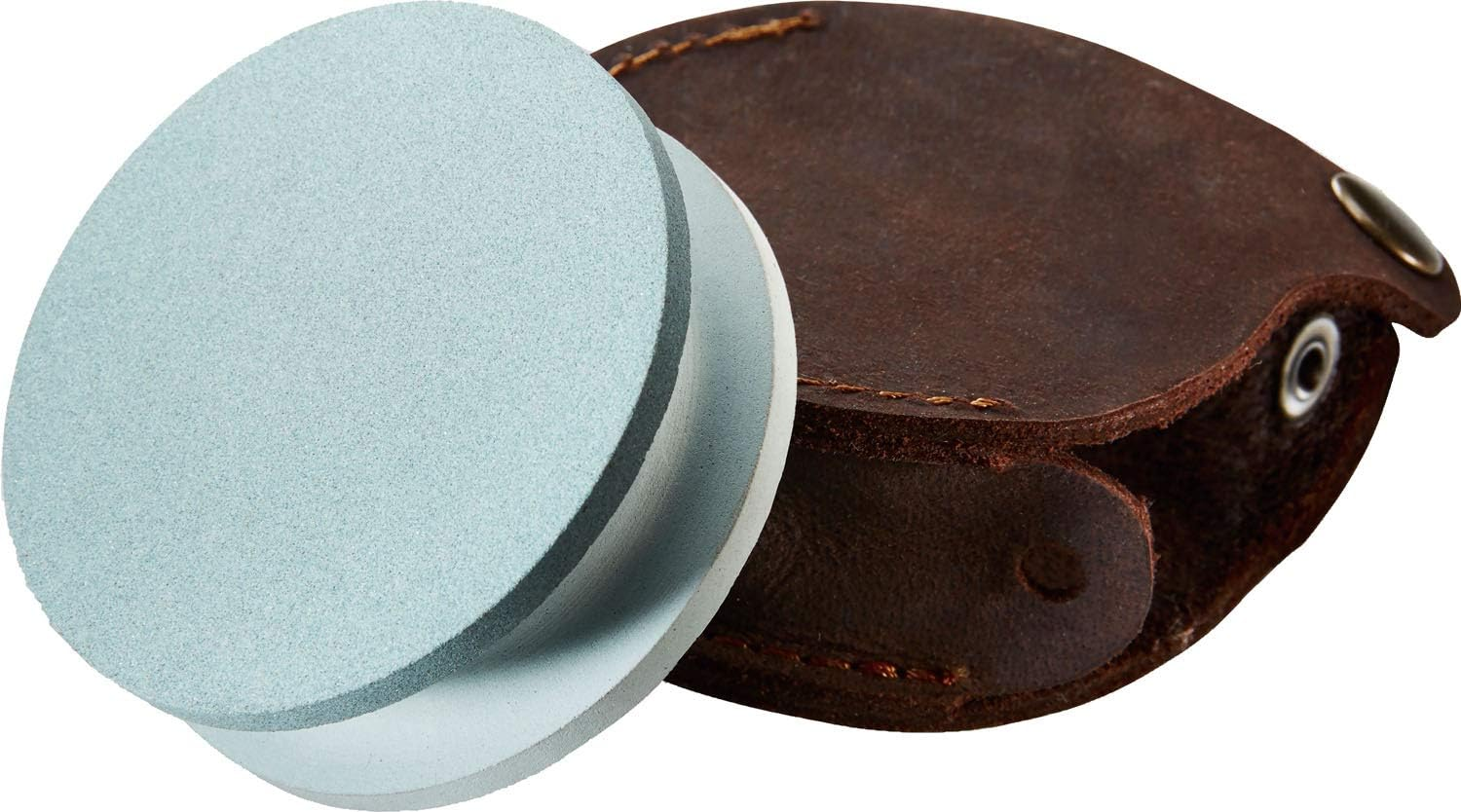 Hultafors Whetstone, 840792, Premium Whetstone (Grain Size 180/600) in Elegant and Robust Leather Case