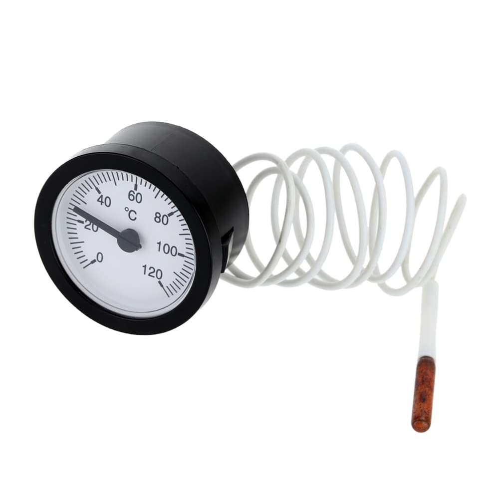 Dial Thermometer Capillary Temperature Gauge with 1M Sensor 0-120&deg;C for Measuring Water Liquid image number 4