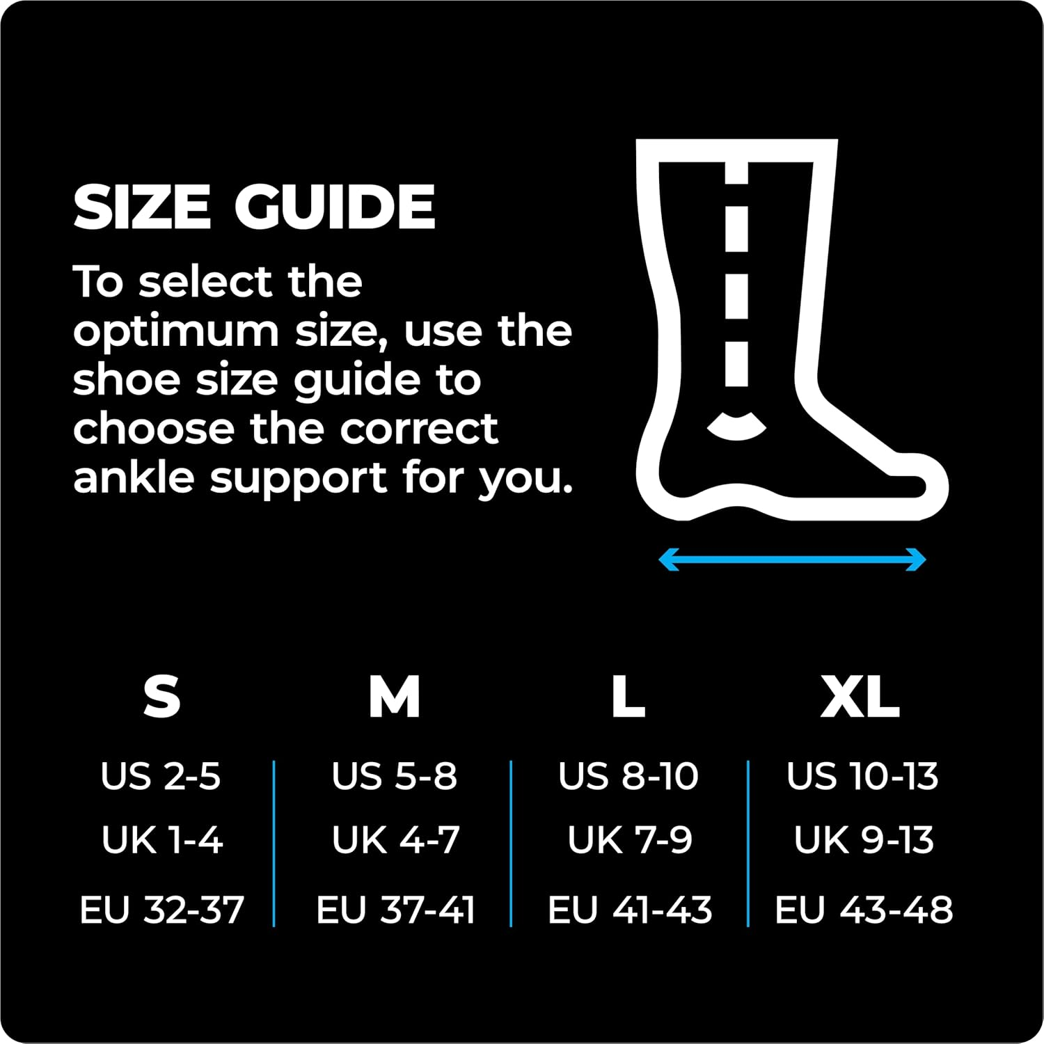 VITTO Ankle Brace for Sprained Ankle - Ankle Support for Arthritis, Joint Pain, Strains, Injury, Recovery, Rehab, Sports - Multi Zone Compression Sleeve (Sleeve, L) image number 1