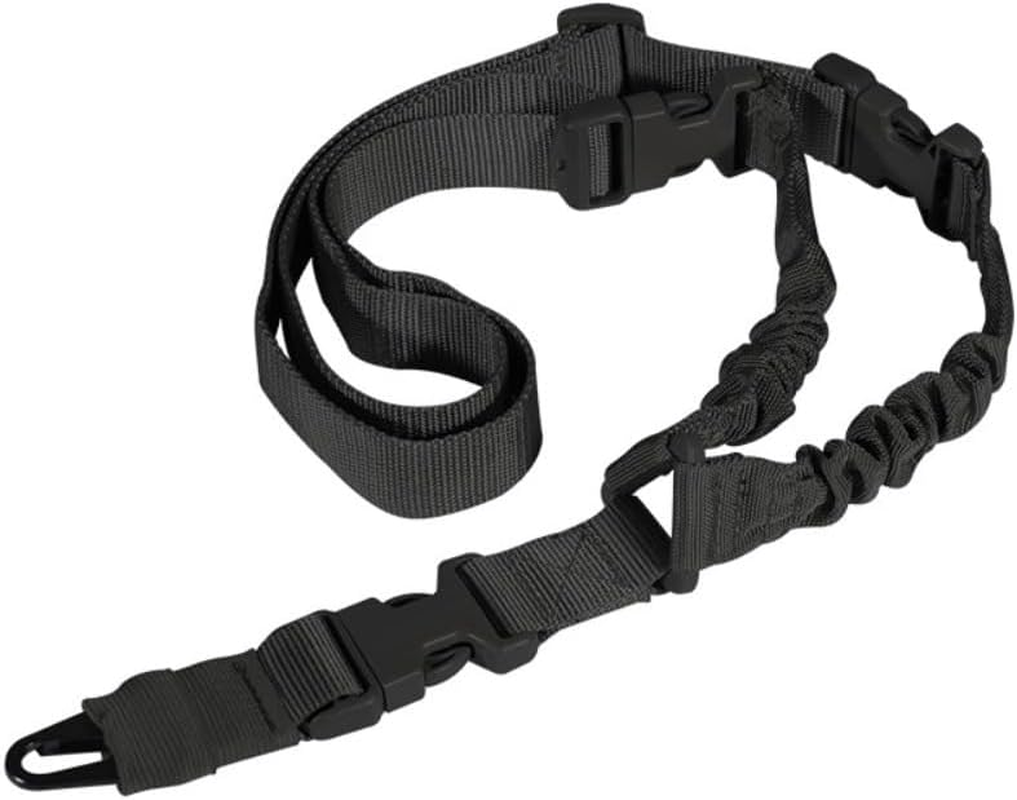 Poemtian Single Point Sling, Slant Shoulder Nylon Quick Release Mountaineering Rope, Multiple Use Tools, with Shoulder Pad and Metal Hook, Adjustable Length Outdoor Sports image number 3