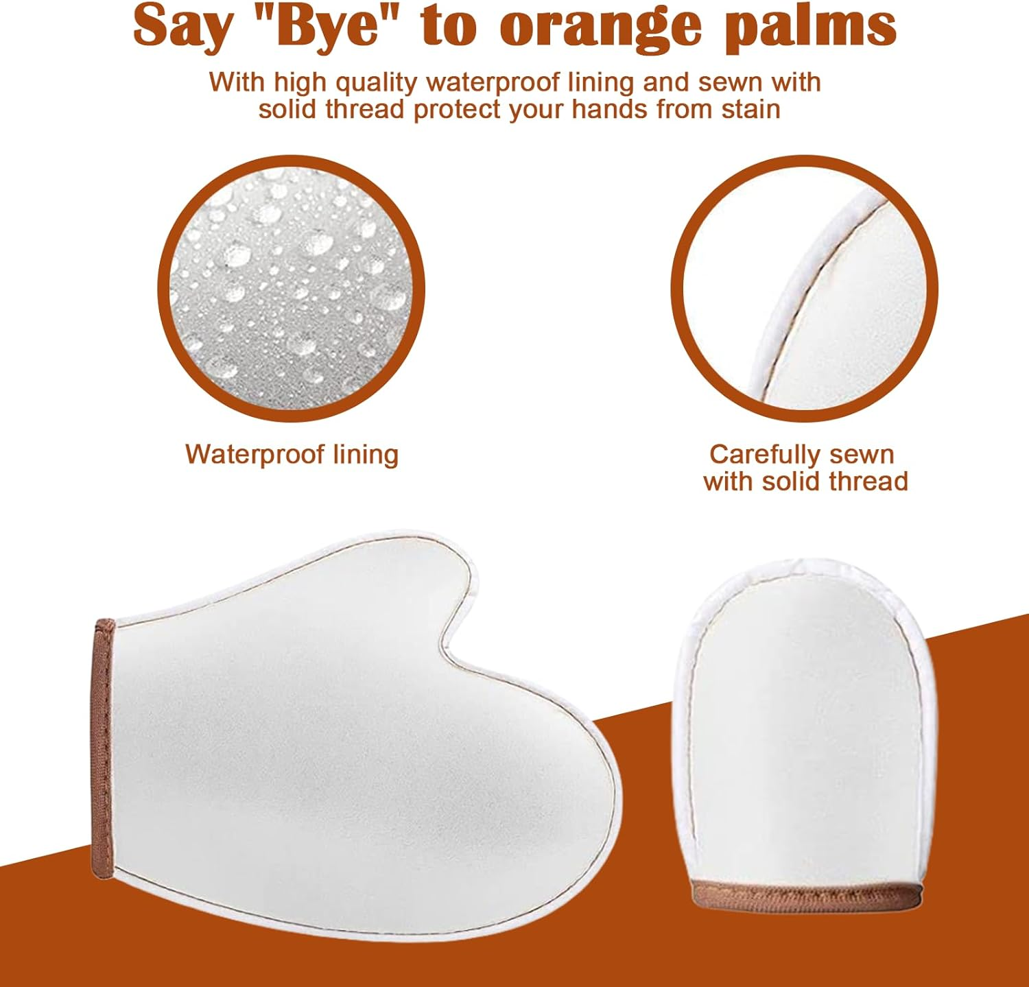 2 in 1 Tanning Mitt, Self Tanning Applicator, Self Tan Mitt, Ultra Soft Tanning Glove with Thumb image number 5