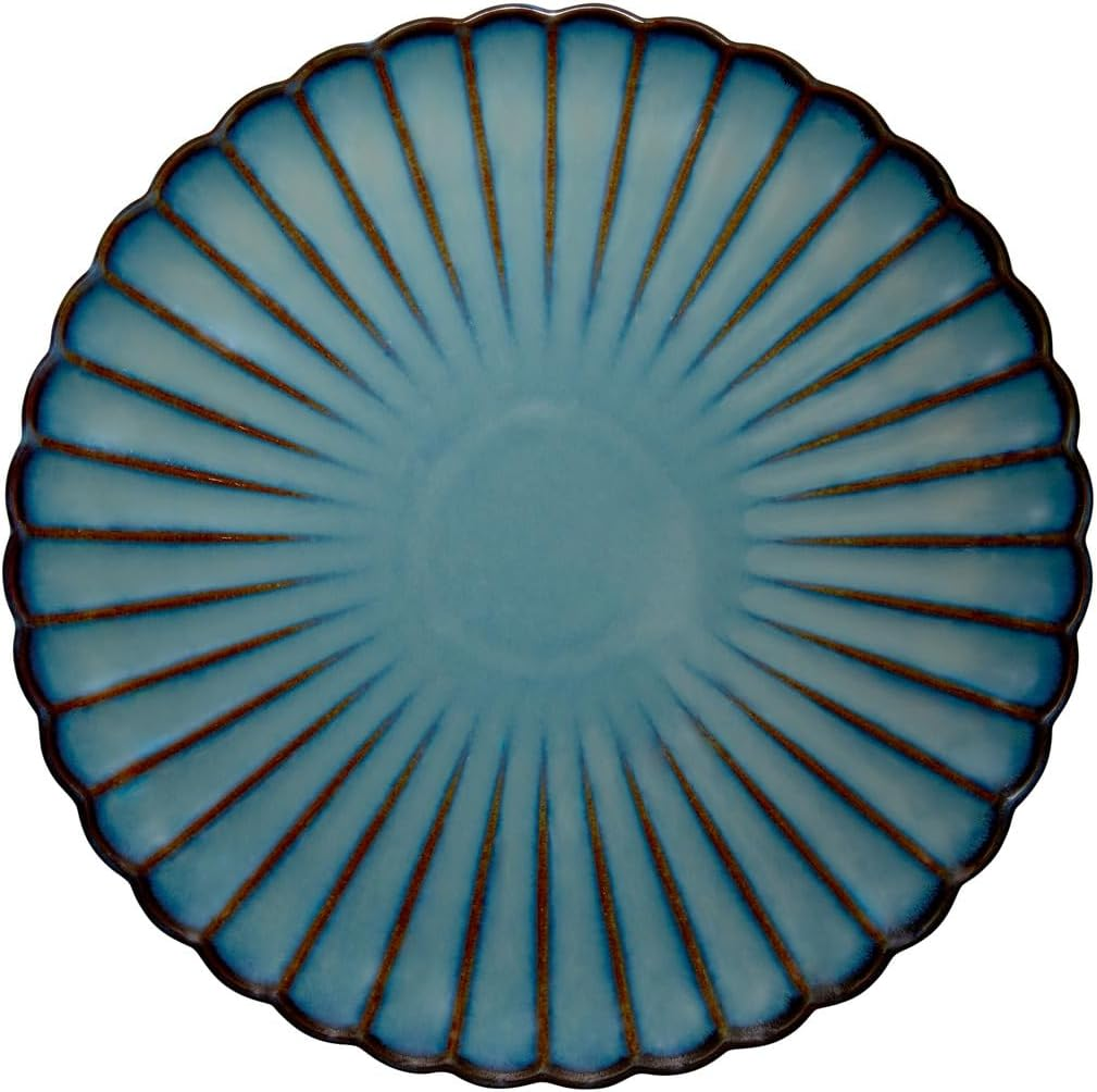 Casa Domani Solare round Platter 33 Cm Azure