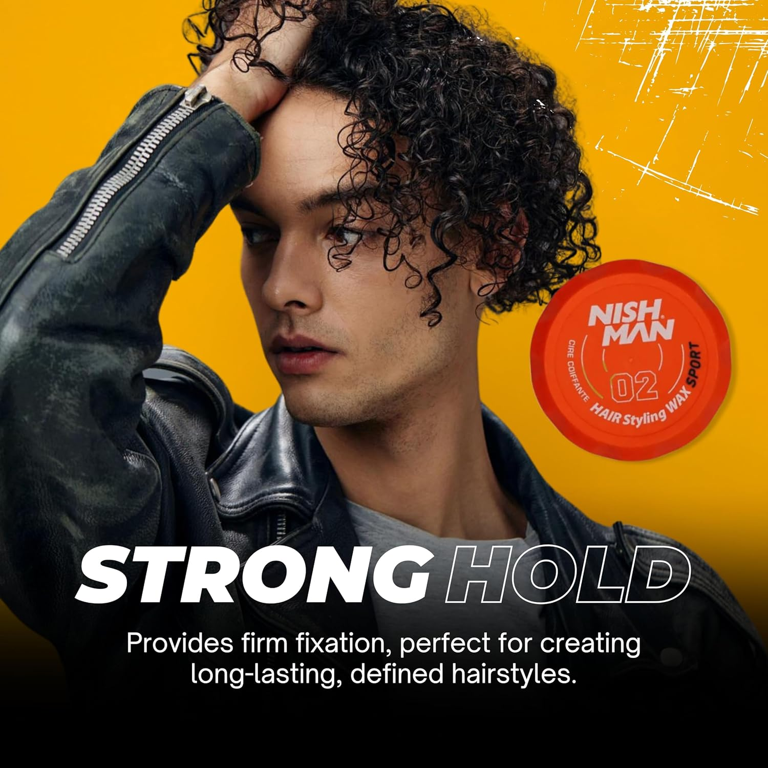 Nish Man HAIR Styling GEL WAX Sport 02 image number 1