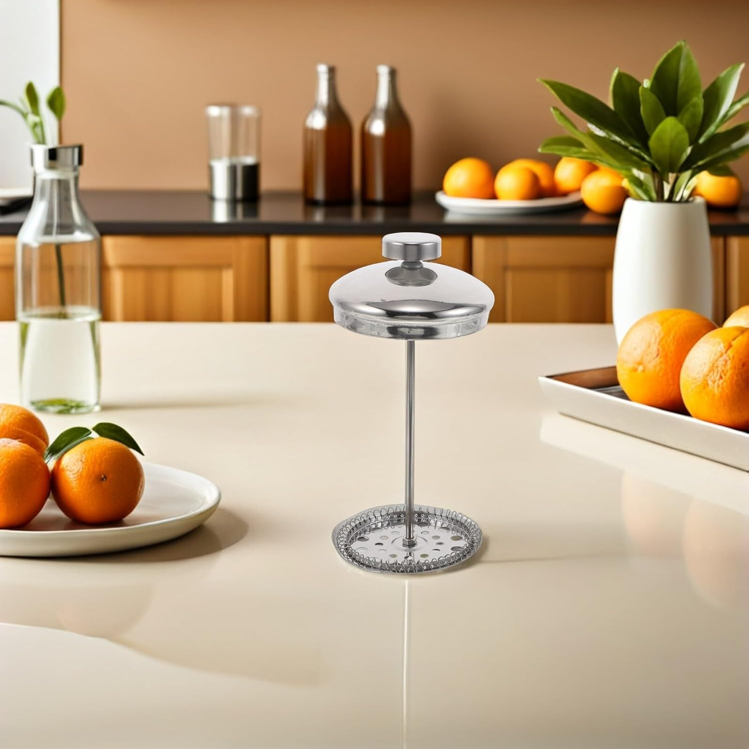 VICASKY Stainless Steel Coffee Press Tea Filter Replacement Mesh Screen Brewing Screen and Tea Accessories image number 6