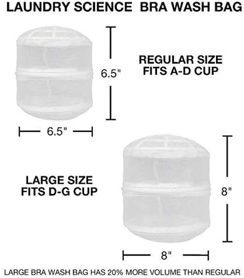Laundry Science Premium Bra Wash Bag for Large Bras Lingerie and Delicates Set of 3 image number 2