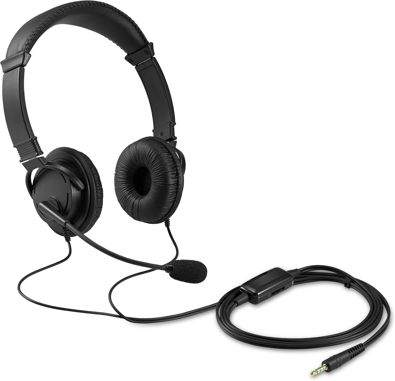 Kensington Hi-Fi 3.5Mm Headphones with Mic & Volume Control Button (K33597WW) image number 1