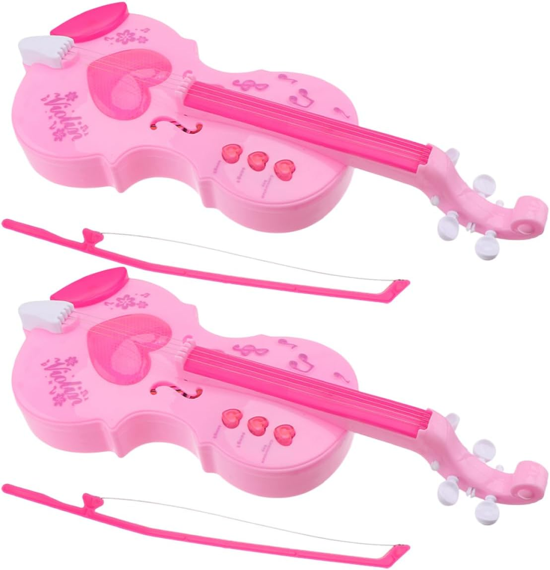 Vaguelly Violin Musical Toy for Kids Children Violin Musical Instrument Beginner Toy Set Random Color image number 6