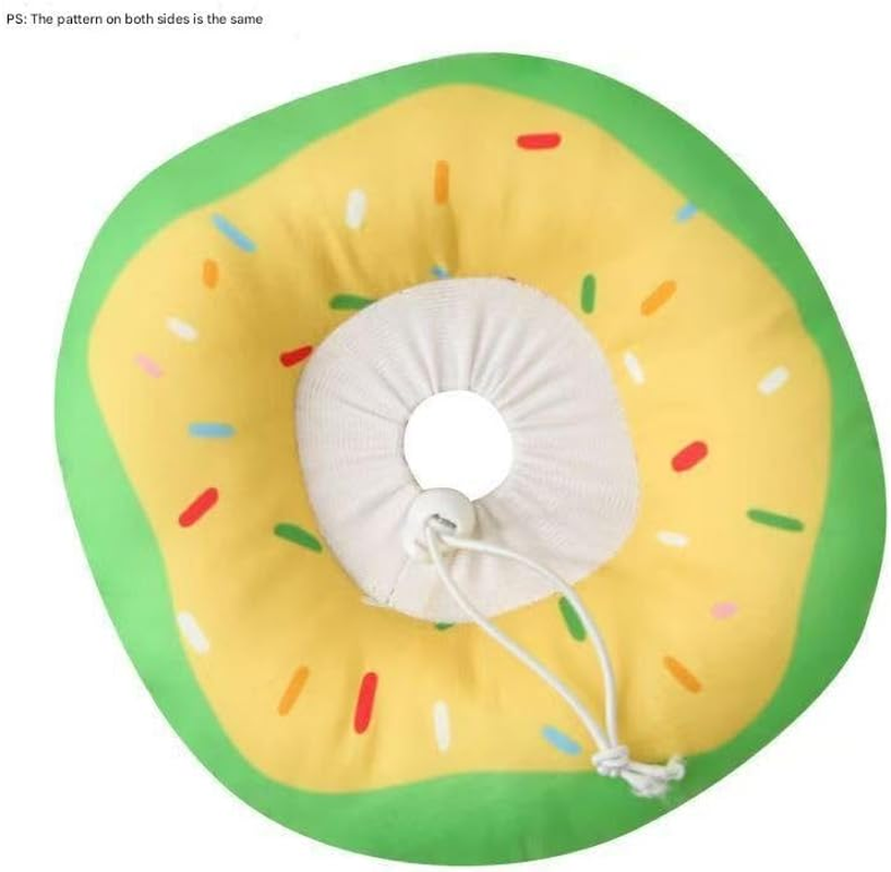 Cat and Small Dog Cone Waterproof, Collar Adjustable Neck Cone after Surgery Recovery Collar Pillow for Small Pets to Stop Licking (Green, L) image number 5