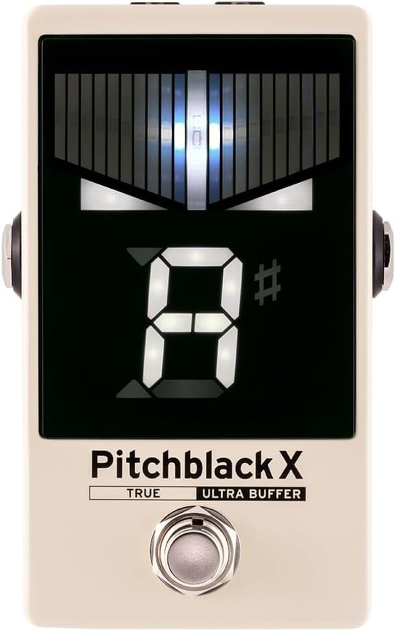 Korg Pitchblack X Series - PB-X Chromatic Pedal Tuner - Cream image number 1