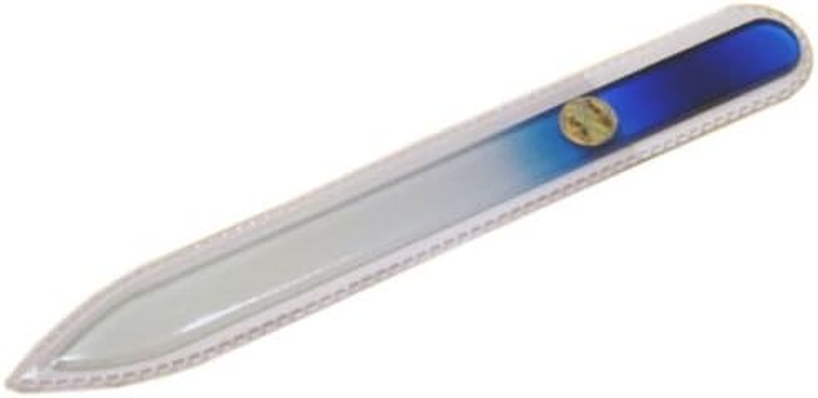 Brajek Glass Nail File 140Mm Single Sided (Blue Gradient #02) image number 1