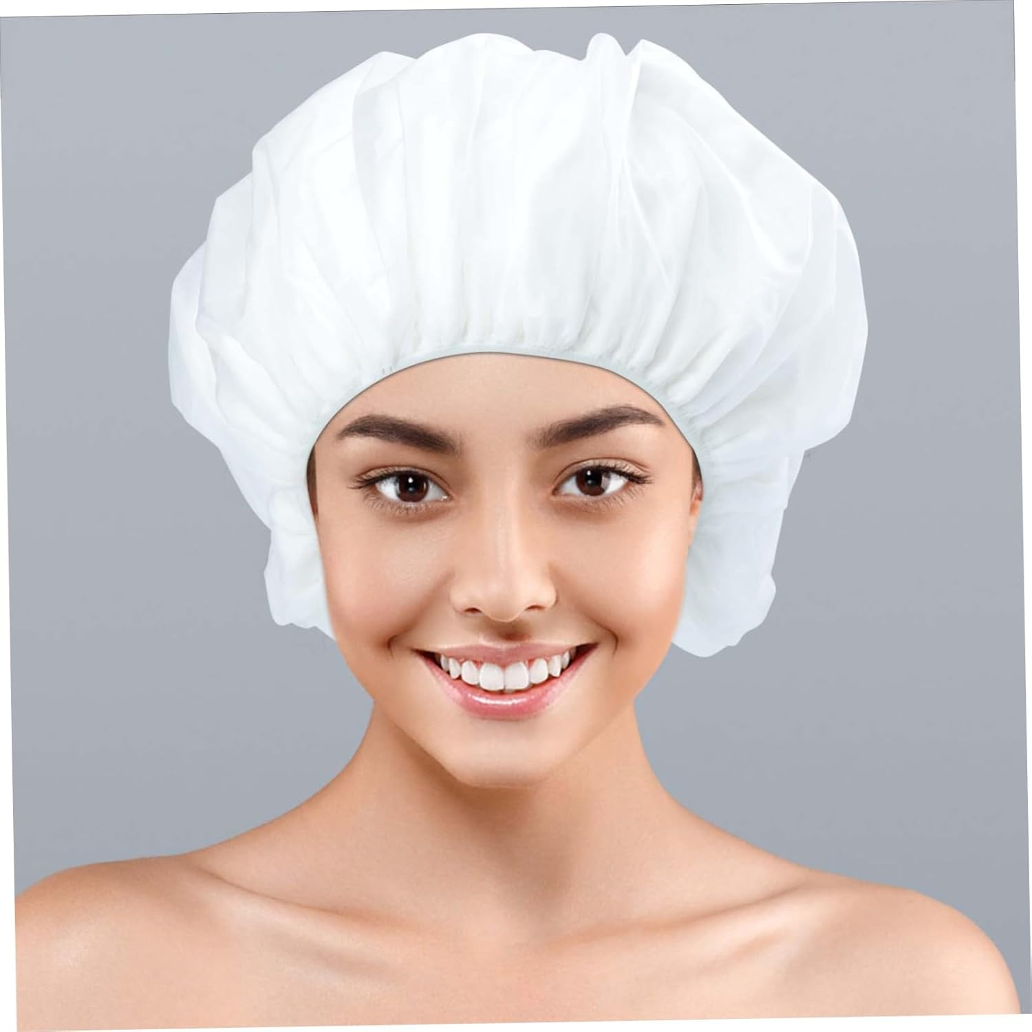 BIUDECO Rinse Shampoo Hat for Pregnant Women Dry Hair Wash Cap Microwaveable Hair Bonnet Travel and Outdoor Use image number 5