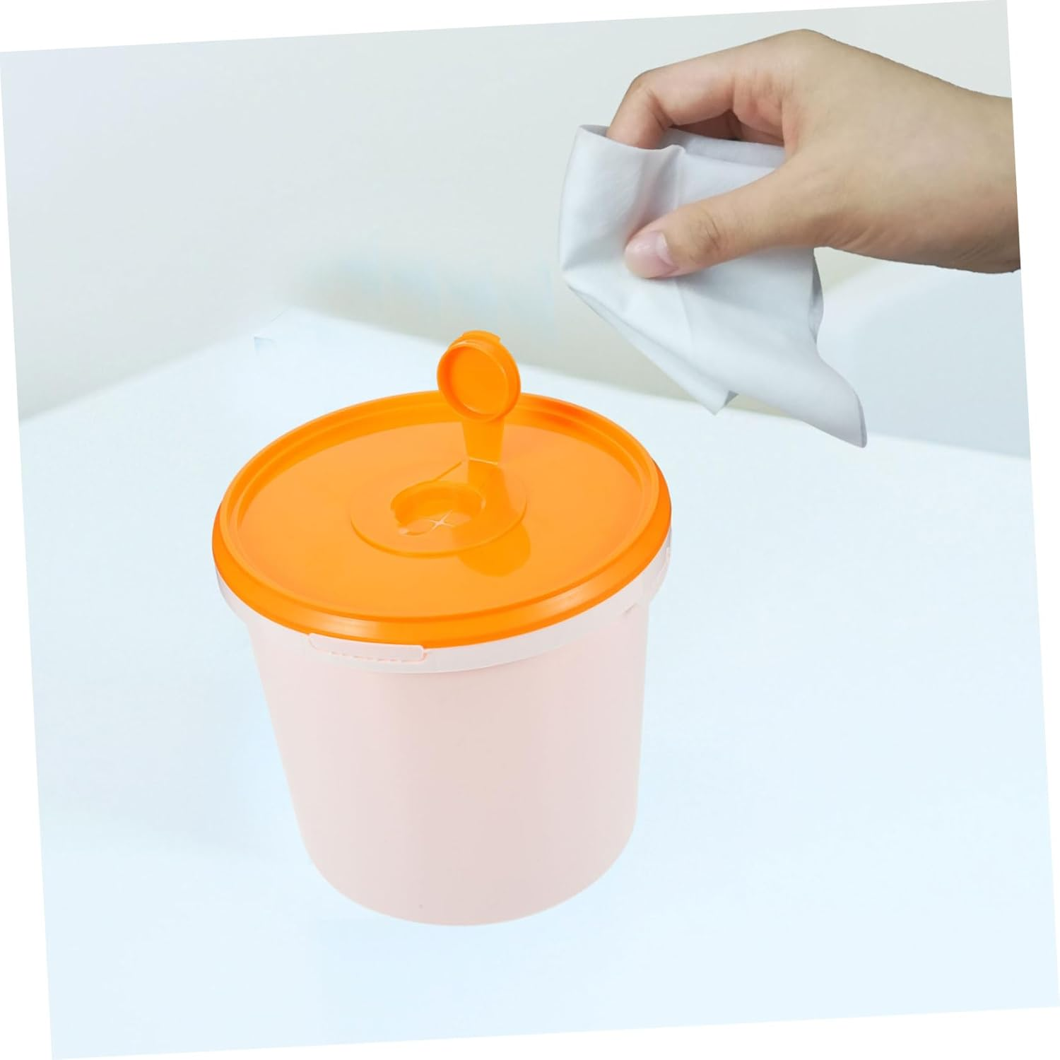 Baby Wipes Dispenser Portable Wipes Container Plastic Seal Storage Bucket Travel Car Use